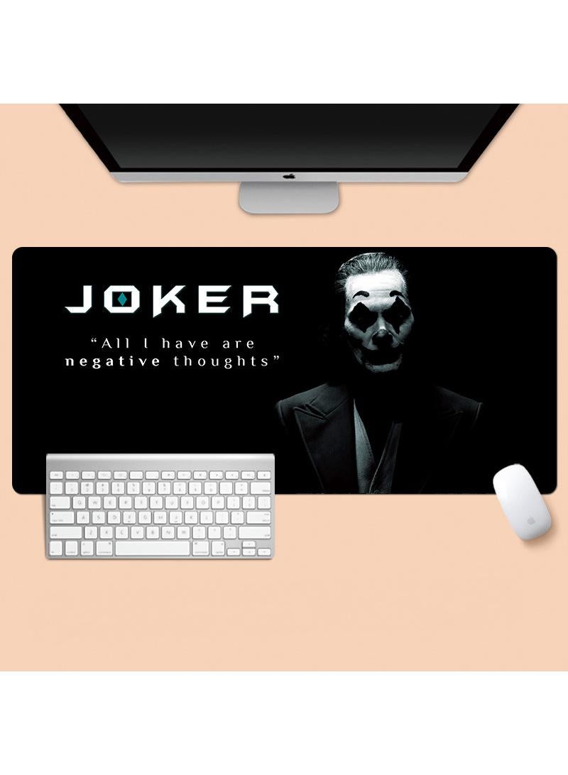 Y&D Joker Anime Movie Characters Gaming Mouse Pad Extended Large Mat Desk Pad Stitched Edges Mousepad Long Mouse Pad And Non-Slip Rubber Base Mice Pad 800X300X4mm
