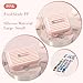 Goffing Travel Pill Organizer Box with Medicine Labels 2Pack 7 Compartments Portable Pill Case Daily Medication Organizer Storage Pill Container for Pocket PharmacyPink SL 2Pack - Image 4