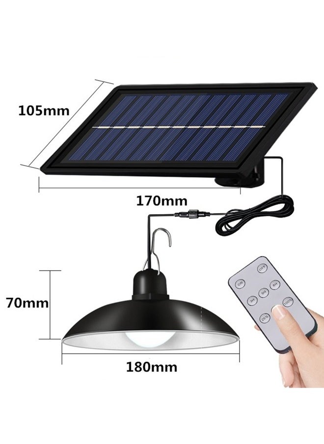 Arabest - Solar Led Ceiling Light, Dimmable Luminosity, Split Solar Lighting, Remote Control with Timer Function, Outdoor Waterproof, Suitable for Yard/Garage Entrance - Image 1