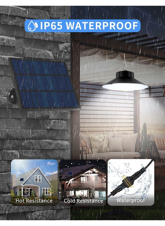 Arabest - Solar Led Ceiling Light, Dimmable Luminosity, Split Solar Lighting, Remote Control with Timer Function, Outdoor Waterproof, Suitable for Yard/Garage Entrance - Image 1