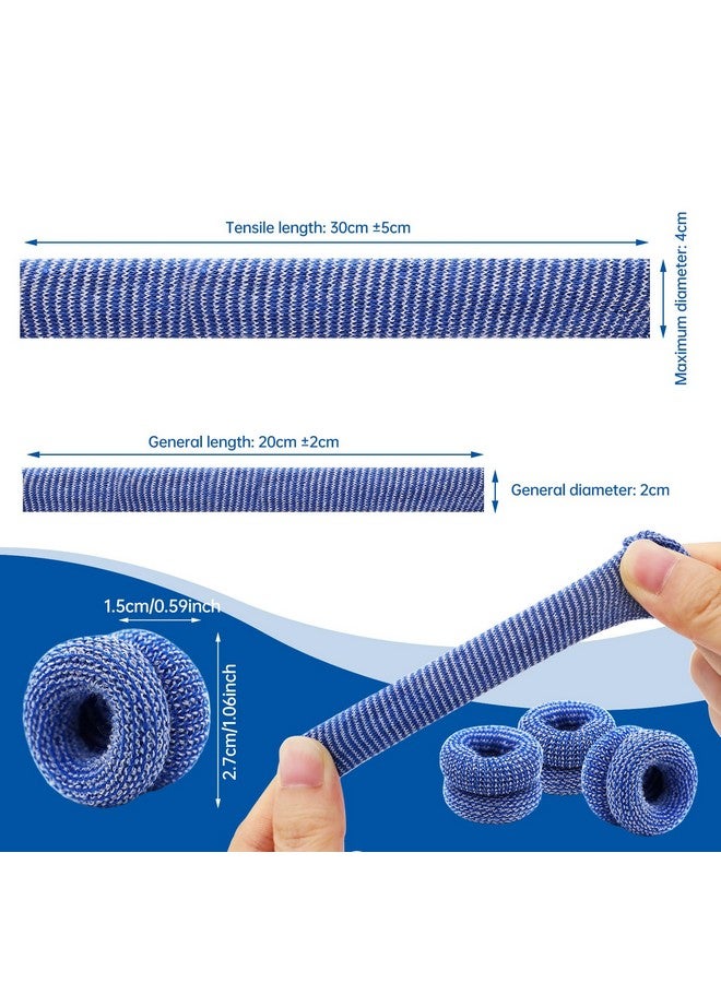 Dimora Finger Cots, Pack of 60 (Medium Size) Finger Protectors, Breathable Bandages for Wound Care, Stretchy Sleeves for Gardening, Fitness and Cargo Handling, Blue - Image 4