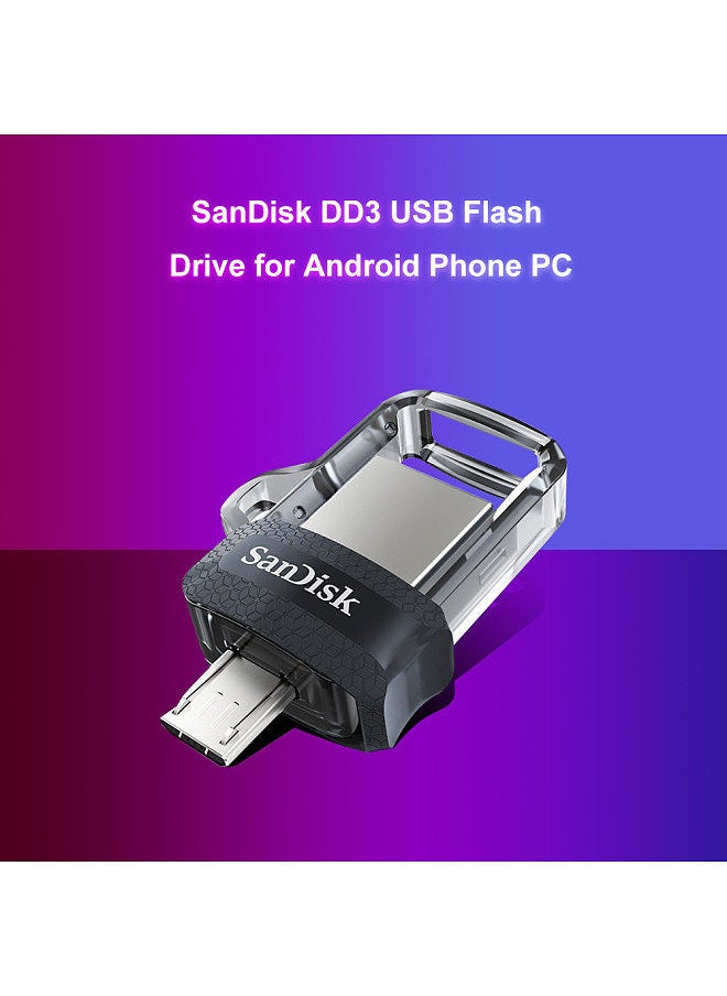 Sandisk - DD3 USB Flash Drive 128GB Pen Drive OTG Pendrives Mini Flash Drive USB3.0 Fast Speed for Android Phone PC - Image 1
