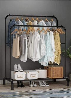 EXCLIFE Clothes Organizer And Metal Stand Black 110*54 *150(132)cm  - Image 2