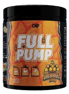 Full Pump Pre-Workout - 300g, Orange thing Flavor, High-Stim Energy, Enhanced Nitric Oxide, Muscle Pump Formula
