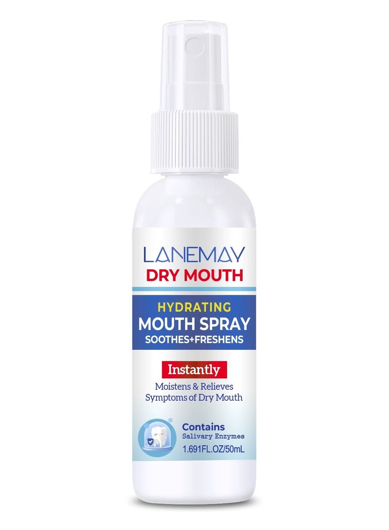 LANEMAY Oral Freshener Spray Breath Freshening Moisturizing Dry Mouth Relief Portable Oral Care Mist - Image 3