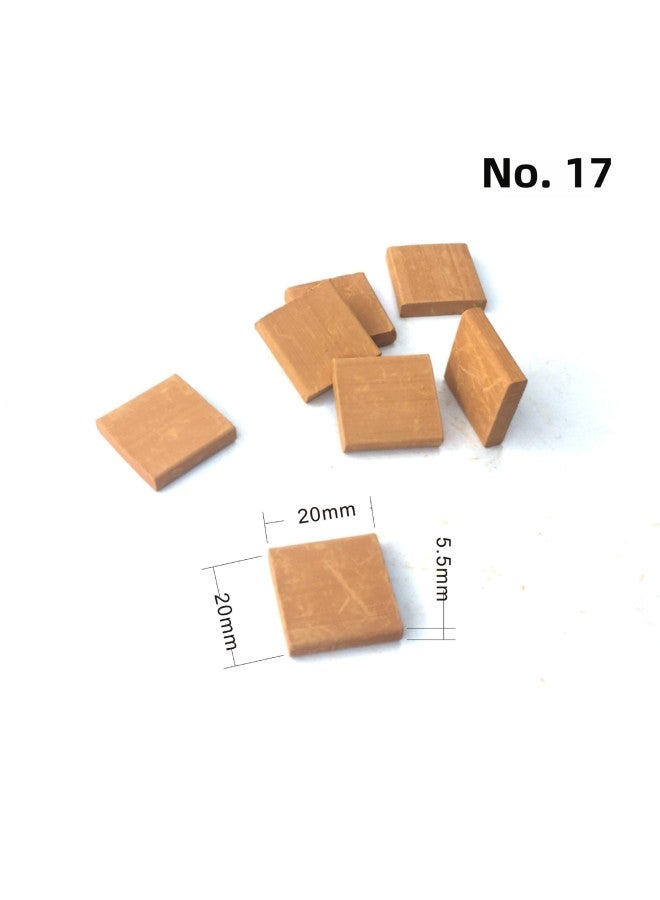 Miniature Building Blocks Model For Children's Diy Construction Toy Real Brick Tile Small House Architecture Handmade Toy-Color:No.17 ]