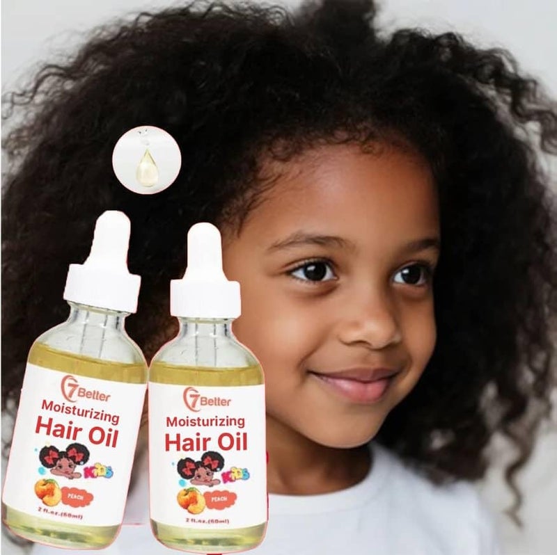 7better LLC Natural Baby Kids Hair Care Products - Extra Strength Growing & Nourishing Serum with Black Seed Oil for Powerful Thick, Full Hair Growth - Image 1