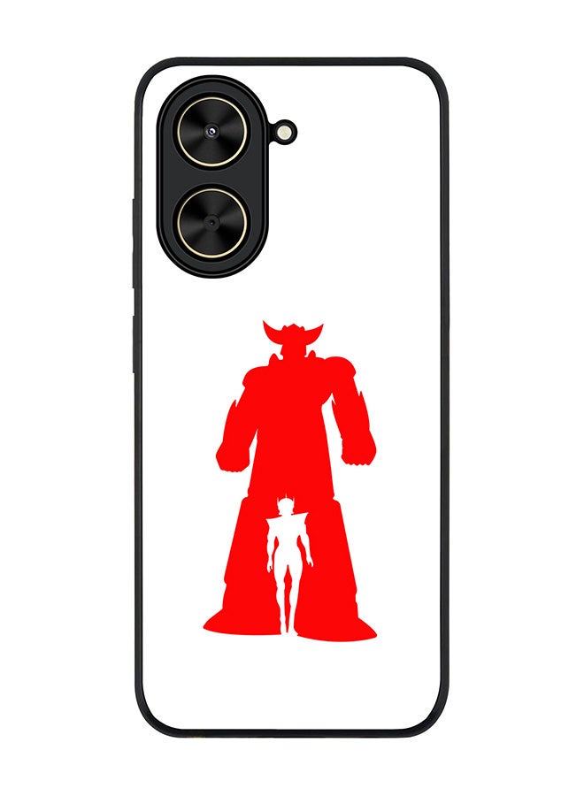 Stylizedd For Xiaomi Poco C71 / Redmi A5 4G Case,Slim fit Camera Protection, Shockproof Thin Phone cover  - Grendizer (White)