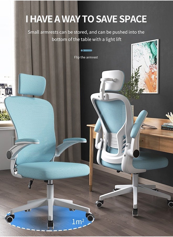 Arabest Gaming Chair Adjustable Mesh Staff Chair, Ergonomic Chair, Conference Chair, Comfortable And Sedentary Computer Chair, Home Office Chair - Image 2