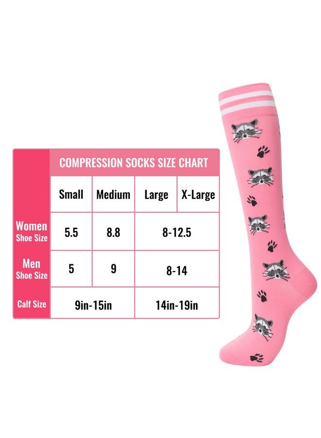 fenglaoda Compression Socks for Women Men 3 Pairs Graduated Compression Support Circulation Socks for Nurses - Image 2