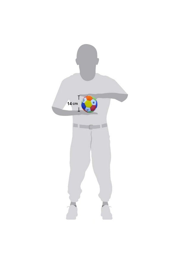 VGRASSP Soft Plush Baby Alphabet Ball Stuffed Toy Fun and Learn - Early Education and Learning, Diameter - 14 CM - Multicolor (Alphabet Ball) - Image 3