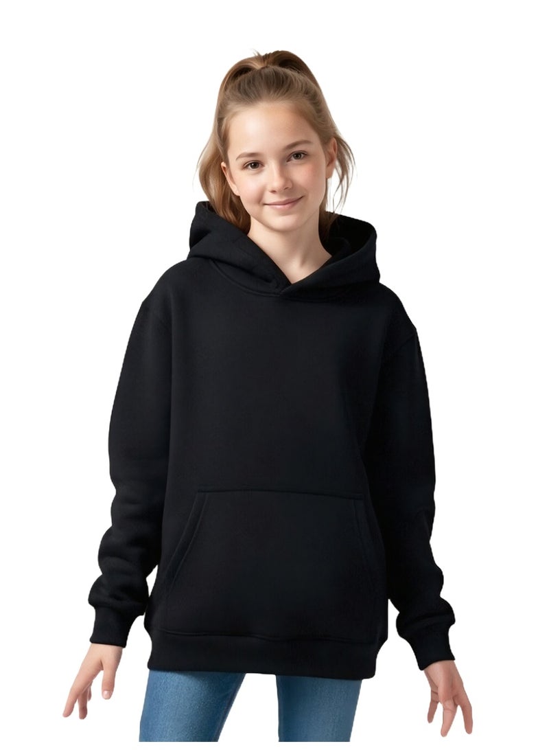 ويني بي هودي قطن للأطفال صبيان وبنات | سترة شتوية للشباب مع جيب، سترة ربيعية دافئة | مقاسات من الرضع إلى المراهقين من 2-16 سنة - Image 1