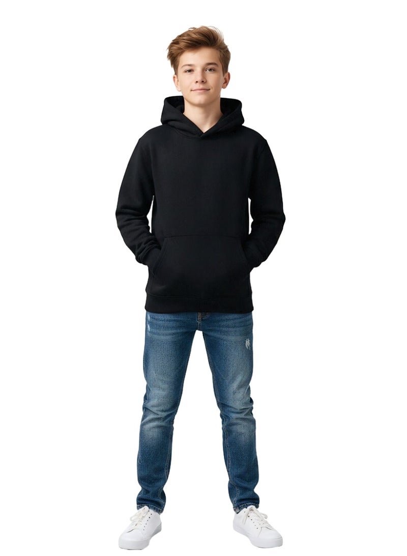 ويني بي هودي قطن للأطفال صبيان وبنات | سترة شتوية للشباب مع جيب، سترة ربيعية دافئة | مقاسات من الرضع إلى المراهقين من 2-16 سنة - Image 4