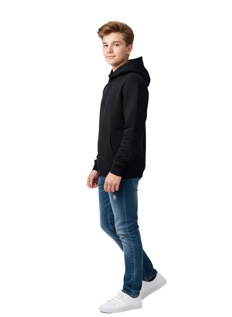 ويني بي هودي قطن للأطفال صبيان وبنات | سترة شتوية للشباب مع جيب، سترة ربيعية دافئة | مقاسات من الرضع إلى المراهقين من 2-16 سنة - Image 5