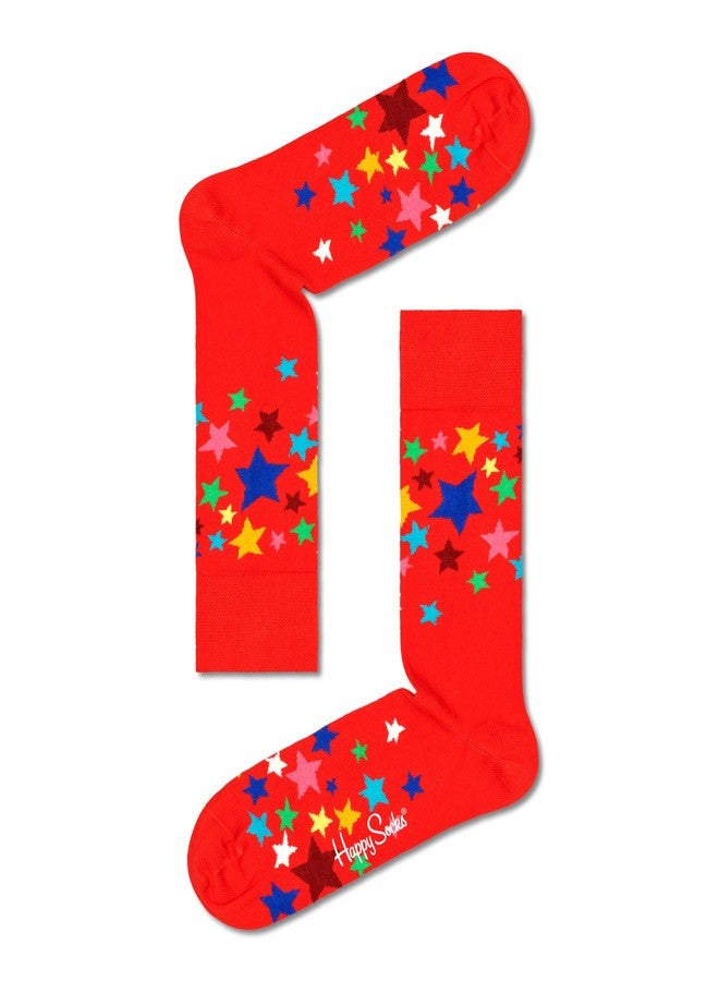هابي سوكس مجموعة هدايا جوارب Happy Socks المكونة من 4 قطع، لون كحلي - Image 3