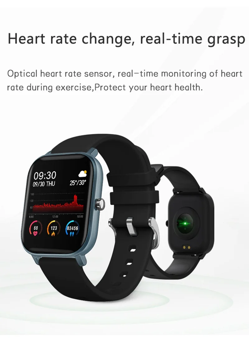 Seventy Five Smart Watch W/ Dynamic Heart Rate & Multi Features