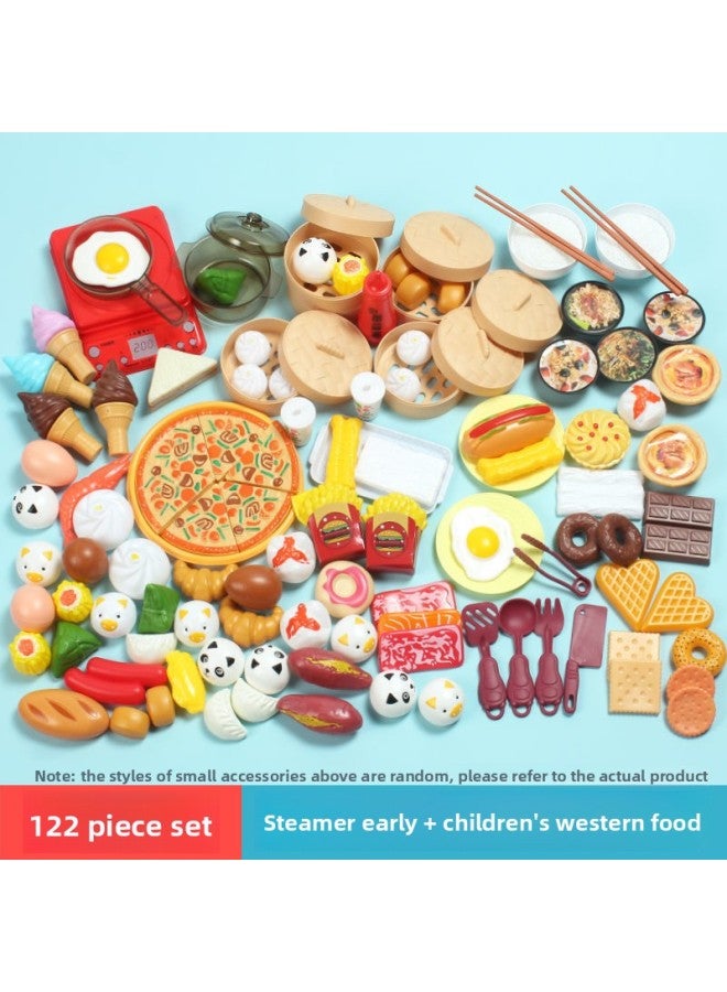 Children's Play Family Barbecue Meal Kitchen Toys Breakfast Food Suit Girls Cooking Barbecue Boys And Girls Baby Wholesale