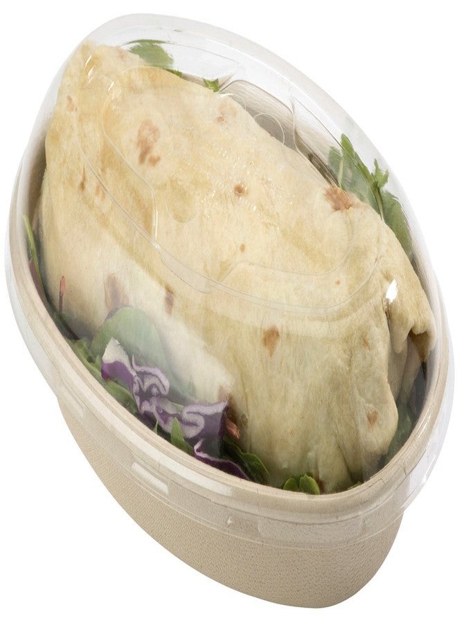 World Centric 32 oz Burrito Bowl | Compostable Fiber | Biodegradable Bagasse | 50 count - Image 3