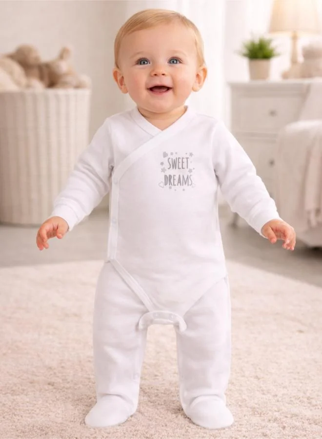 Luna & Lily Baby Side Snap Bodysuit and Footed Pants Set