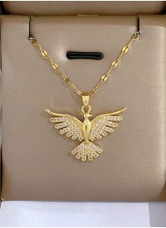 Stainless Steel Phoenix Bird Open Wings Pendant Necklace for Women Daily Wear One Piece - pzsku/ZCD7A71A45245F7952360Z/45/_/1728874364/5fb70d89-be8e-4940-8392-d8c1df8c9f01