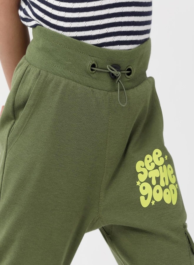 superbottoms Cotton Joggers for Kids - Stretchable Baby Pants - Premium Cotton Pajama for Kids | 5Y - 6Y | Adjustable Elastic Waistband Joggers - Waist & Ankle Ribs for Better Fit - 3 Trendy Colours - Image 4