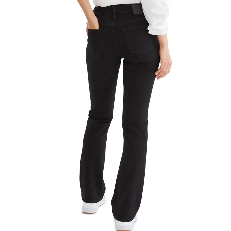 Aeropostale Aero Mid Rise Bootcut Jean, Black, 6 Short - Image 2