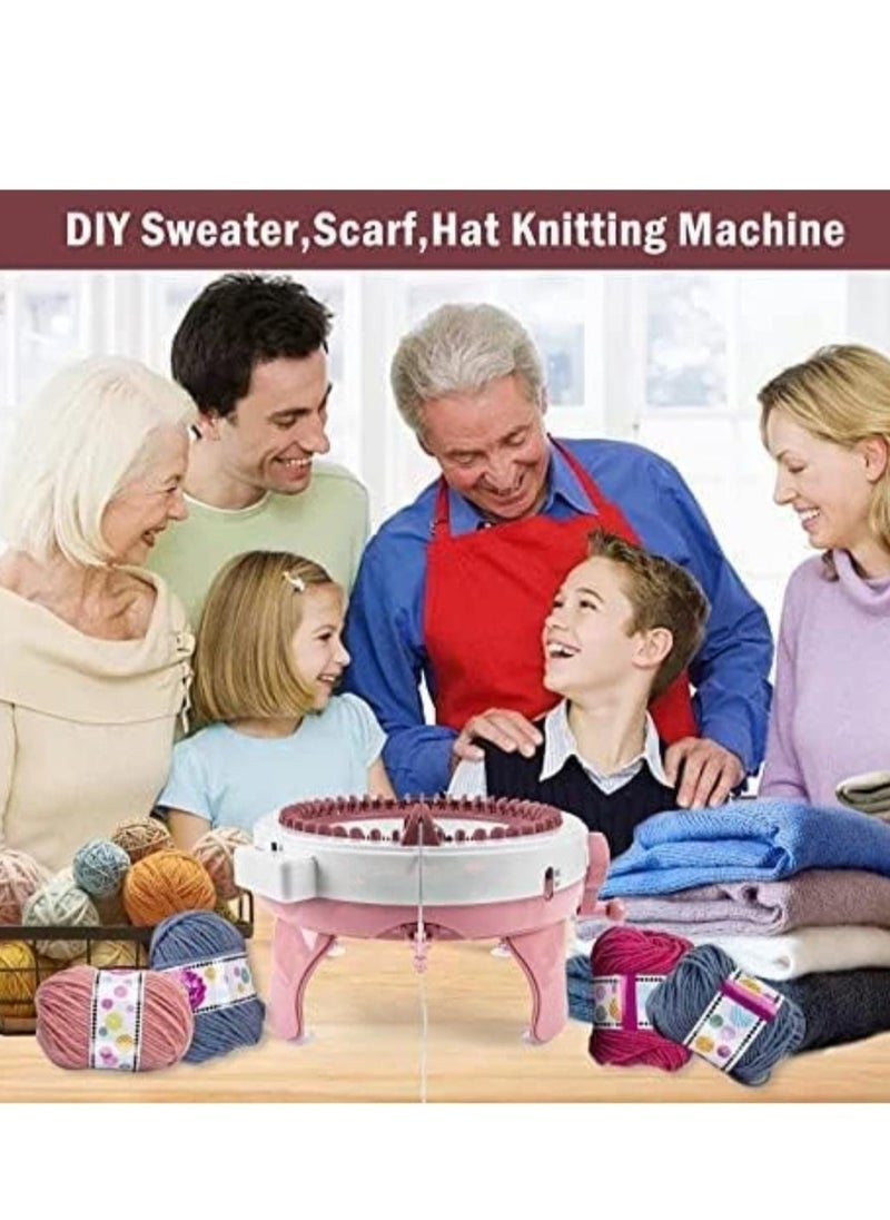 Hand Knitting Machine, Sewing Machine, Weaving Toy, DIY Knitting Machine Smart Weaver for Adult & Children