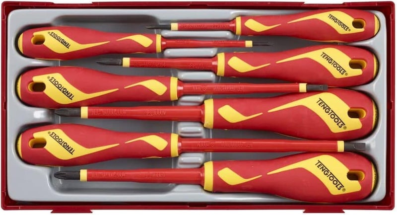 TengTools TTV907N Set of 7 Insulated Screwdrivers