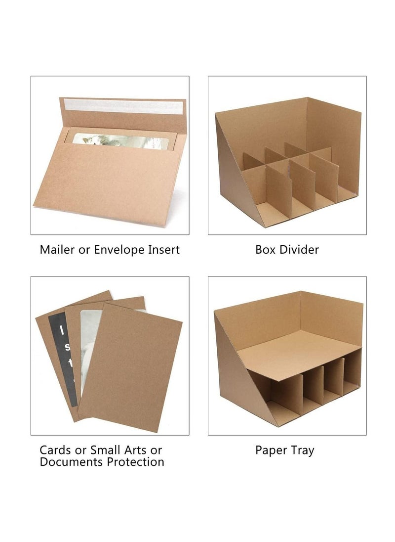 Premify - 10Pcs A4 Size Cardboard Corrugated Sheets - Image 1