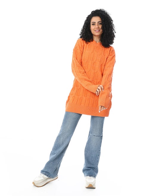 Women's plain wool pullover with multiple designs