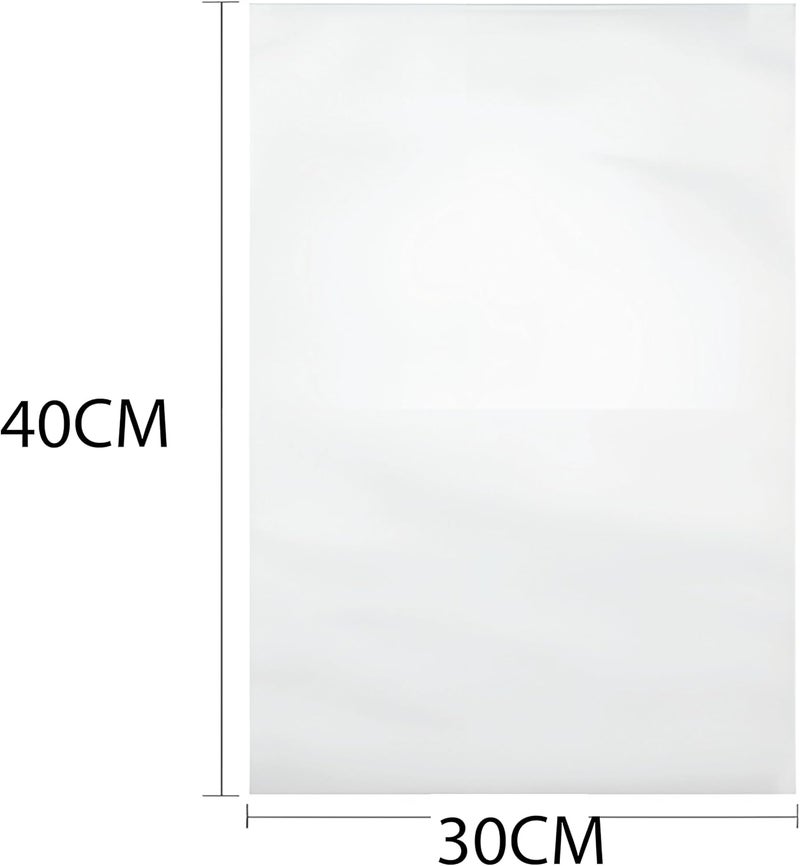 Red Dot Gift® 25 Count Frosted Zipper Plastic Bags for Clothing - 30x40cm - Image 2