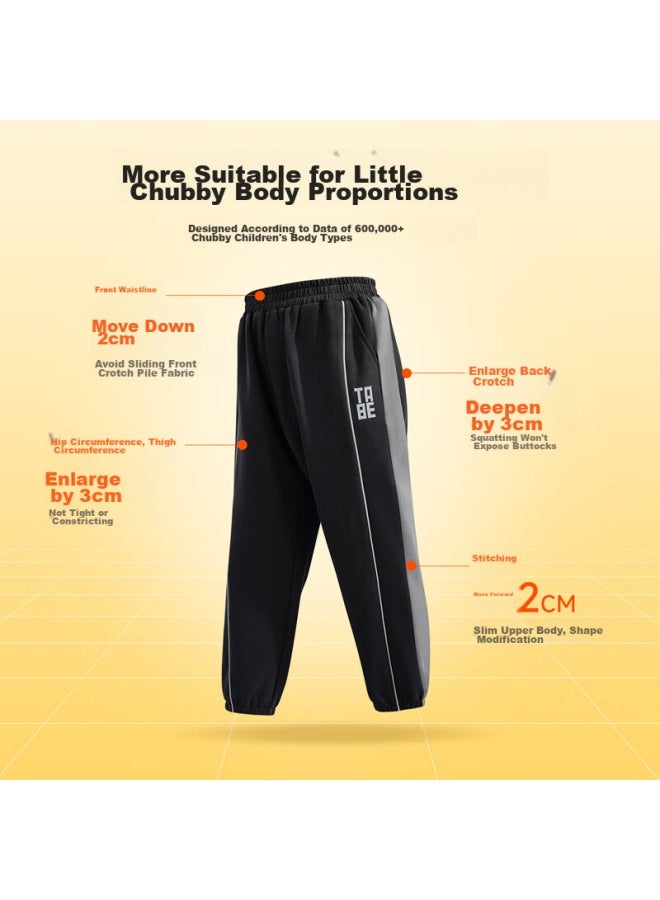 TABE Xiaozhu Toni Boys' Long Pants, Autumn Children's Casual Trousers, Sports Pants, Versatile Pants For Older Boys, Chubby Children's Clothing - Image 2