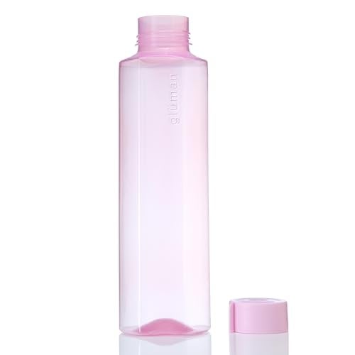 Gluman Plastic Fresco Fridge Water Bottle | Set of 3 | BPA Free | 100% Leak Proof | for Office, Gym, Home, Kitchen, Travel (Pink), 1000 ml - Image 2