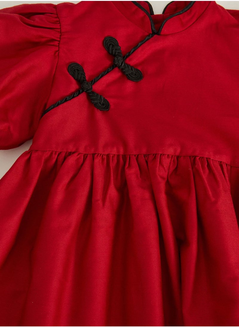 LC WAIKIKI Mandarin Collar Dress 
