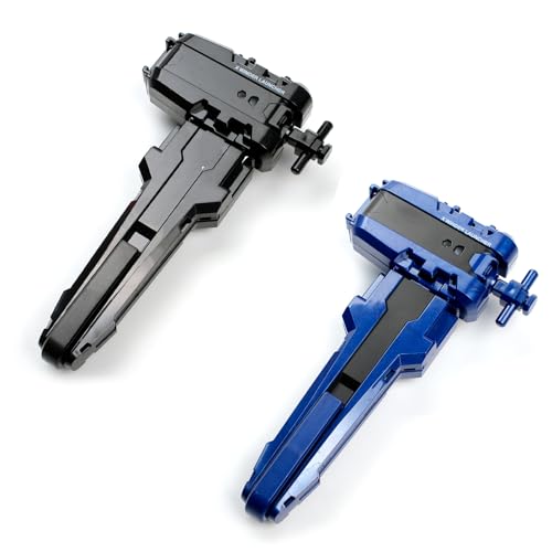 AIBREAY 2 Pack X String Launchers Blade X Winder Launcher with Grip Two Launch Mode Only Work with X Right Spinning TopBlueBlack - Image 1
