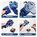 AIBREAY 2 Pack X String Launchers Blade X Winder Launcher with Grip Two Launch Mode Only Work with X Right Spinning TopBlueBlack - Image 4
