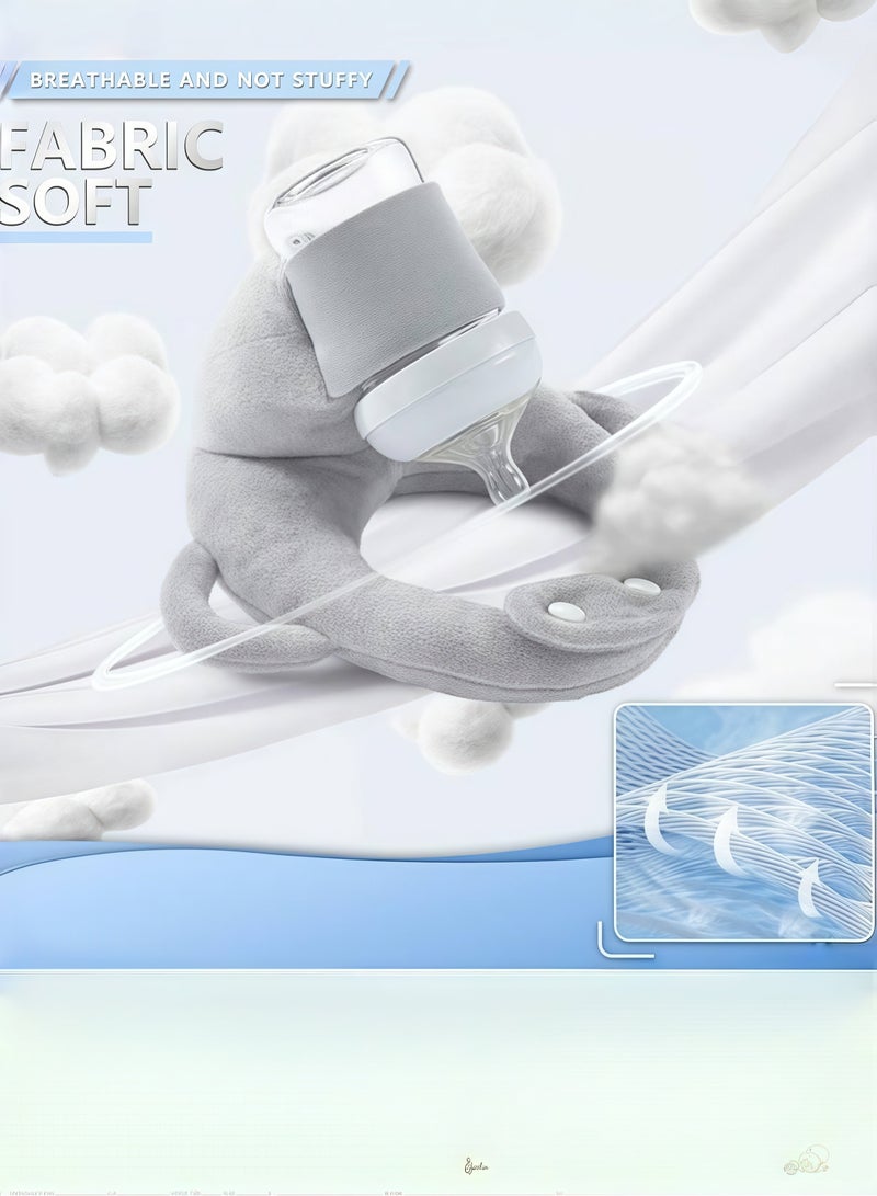 Vinnatsu Baby Bottle Holder,Self-Feeding Bottle Holder for Newborn,Adjustable Nursing Pillow Support, Baby Nursing Pillow,Newborn Essentials - Image 3