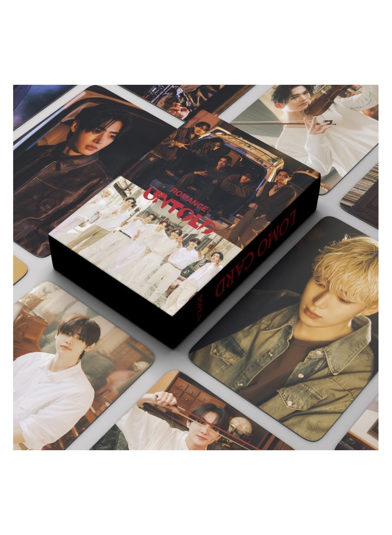 NIBEMINENT 55 قطعة بطاقات لومي كيبوب ENHYPEN لهدايا مجموعة المعجبين - Image 1