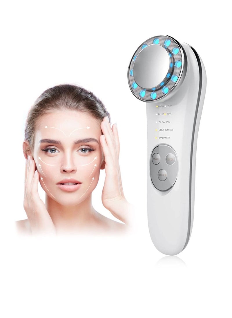 Captaintech Facial Massager, Skin Care Tools 7 in 1 High Frequency Facial Machine, Skin Care Galvanic Facial Machine  - Image 1