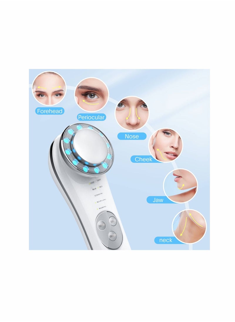 Captaintech Facial Massager, Skin Care Tools 7 in 1 High Frequency Facial Machine, Skin Care Galvanic Facial Machine  - Image 5