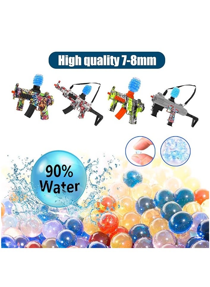 Beauenty Gel Balls Blaster Ammo 7-8mm (5 Pack,150000 Pcs), Gel Water Blaster Refill Ammo for Splat Gun, Gel Bullets for Splat Ball Blaster, Made of Non-Toxic Eco Friendly Material  - Image 5