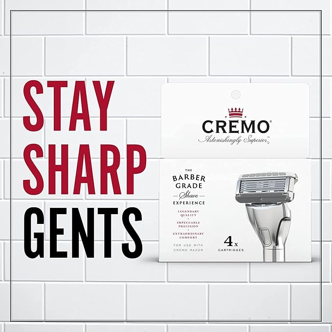 CREMO Cooling Post Shave Balm For Men Refreshing Mint Formula 118ml Fights Razor Burns - Image 3