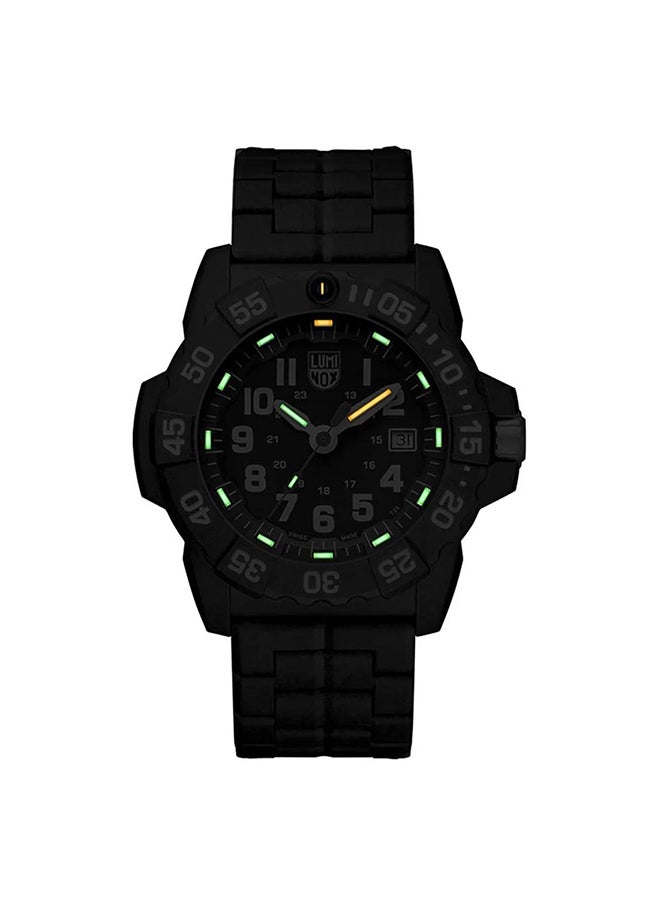 Luminox - Men's Analog Round Shape Carbon Fibre Wrist Watch XS.3502.L - 45 Mm - Image 1