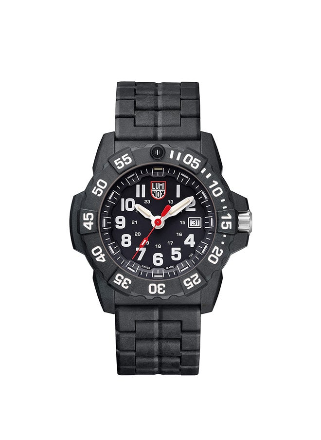 Luminox - Men's Analog Round Shape Carbon Fibre Wrist Watch XS.3502.L - 45 Mm - Image 1