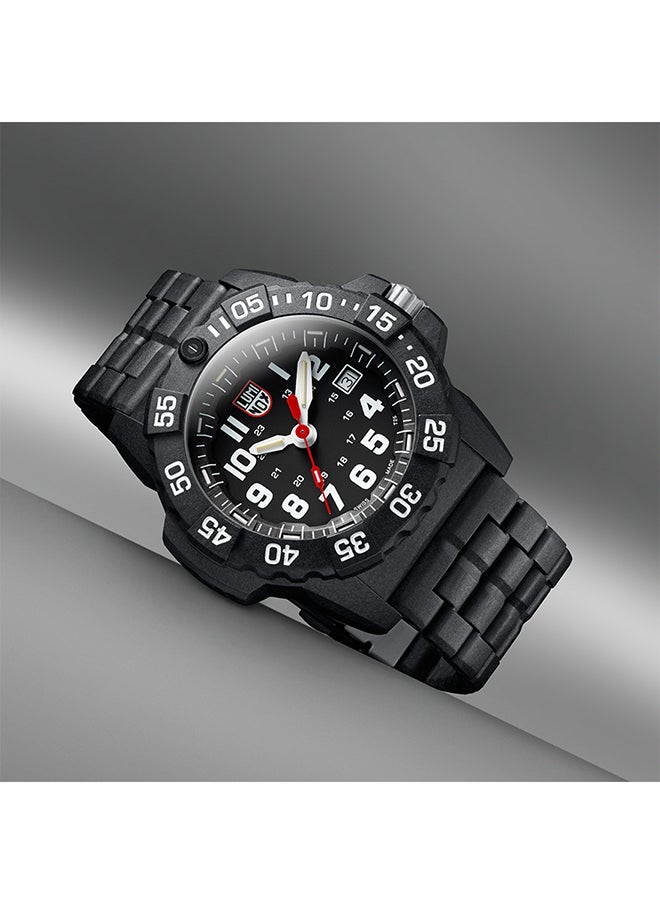 Luminox - Men's Analog Round Shape Carbon Fibre Wrist Watch XS.3502.L - 45 Mm - Image 1