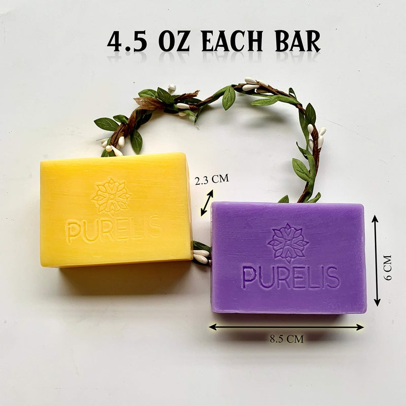 Purelis Handmade Soap Bar Gift Set. 6 Artisan Aromatherapy Soaps for Men and Women Bath Gift Set. Hand and Body Soap Bars for Women Men and Kids. Natural Specialty Soap for Sensitive Skin - Image 3