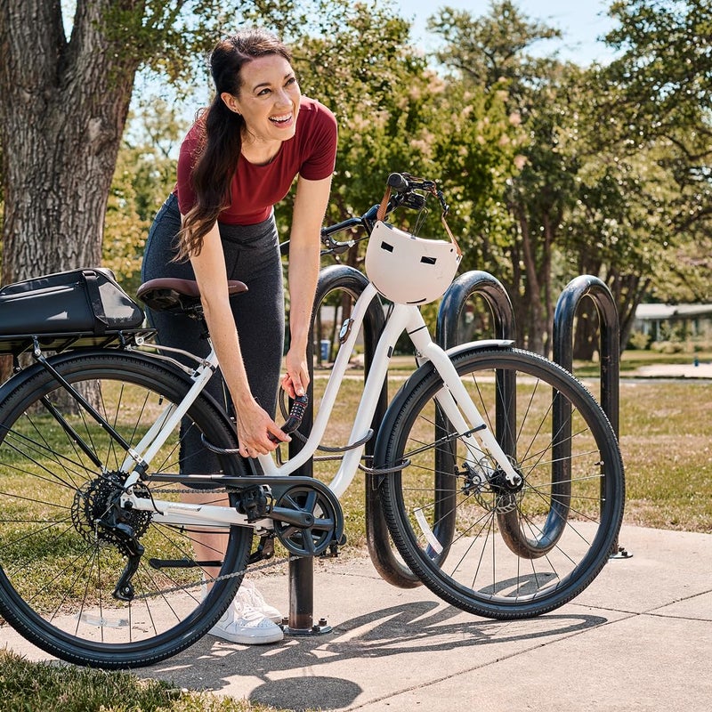 Master Lock Cable Lock, Set Your Own Combination Bike Lock, 6 ft. Long, Black, 8122D - Image 3