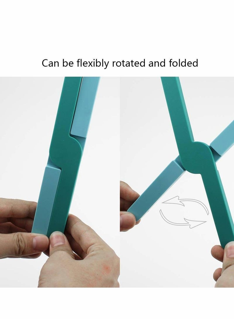 Y&D Hot Pans Folding Pot Stand, Non-Slip Thick Foldable Silicone Trivets, 19.7cm Mat Heat Protector for Kitchen and Dishes(3 Pcs) - Image 4