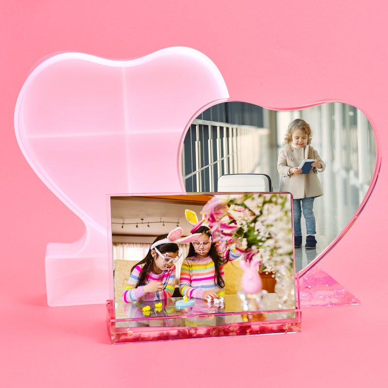 DIY Photo Frame Resin Silicone Casting Molds DIY Crystal Epoxy Picture Frames Crafts Making Accessories DIY Making Art Kits for Adults Beginner - Image 5