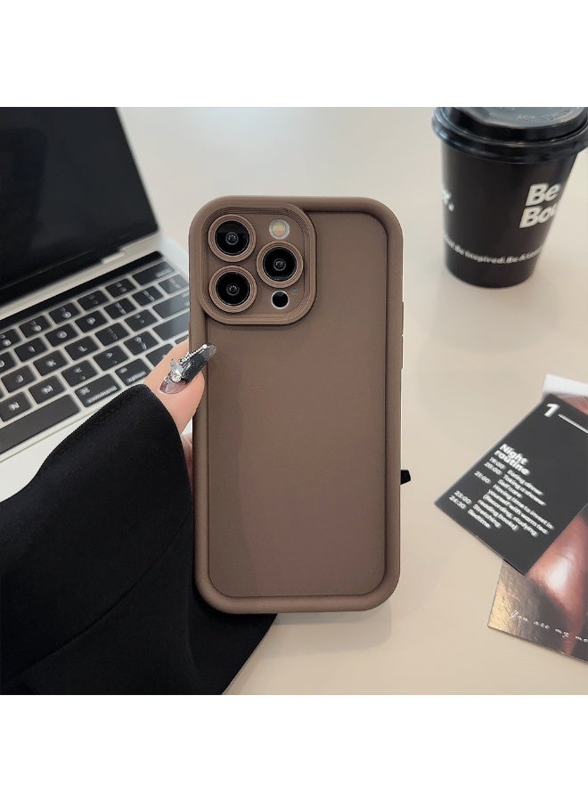 NIBEMINENT Staircase Camera Protective TPU Case Cover For iPhone 17 Air, Cold Coffee